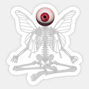 One Eye Skeleton Fairy Sticker